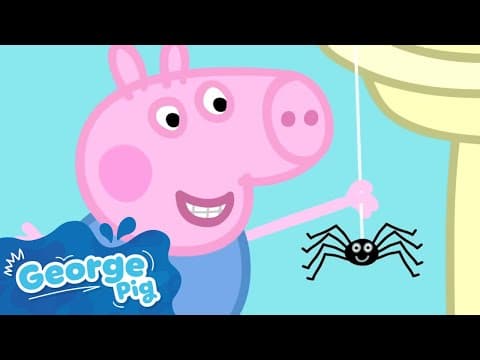 George Finds A SPIDER 🕷️ He Scares Peppa! 🐽 Peppa Pig Full Episodes