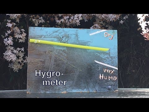 Make a Hygrometer to Measure Humidity