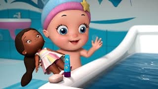 Giving a Bath to a Doll - Bath Song | Kids Rhymes and Baby Songs