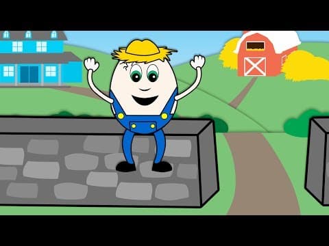 Humpty dumpty sat on a wall – nursery rhyme for children toddlers babies by 123abctv