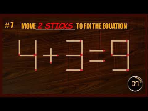 Matchstick Puzzle #113| Matchstick Logic Puzzles |Matchstick Puzzles with Answers| Matchstick Tricks