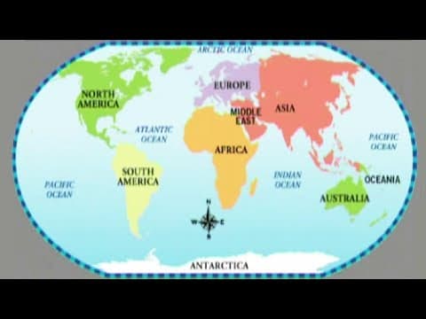 Learn About Continents - Preschool Learning For Kids-English Educational Video-Play And Learn Videos