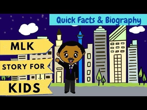 The life story of Martin Luther King Jr - American Activist and Minister