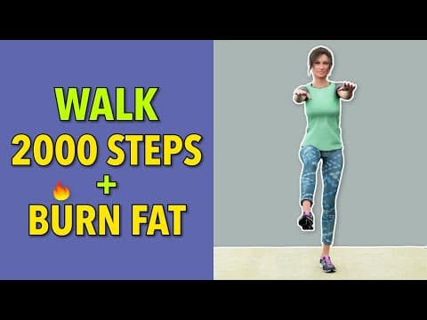 2000 Fat Burning Steps: Steady Walking Exercise