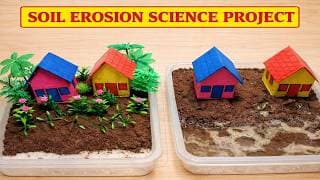 soil erosion science working project | inspire award science model making
