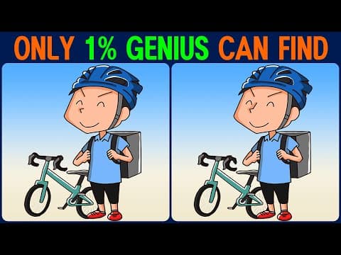 Brain exercise quiz! Find the difference │ Time for peaceful concentration!