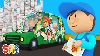 Oh no! A Family Van is plastered with Magazines  Carls Car Wash