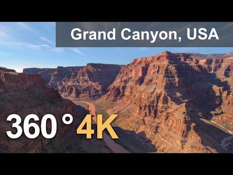 Grand canyon,usa. aerial 360 video in 4k i full documentary