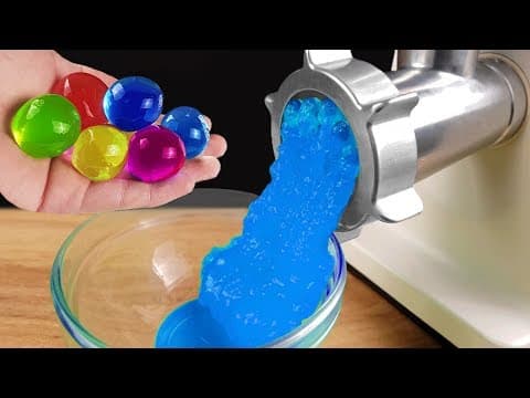 Experiment- Meat Grinder Vs Orbeez Balls