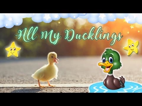 All my ducklings soothing musicbox baby lullaby - best bedtime music - sleep dream relax nap