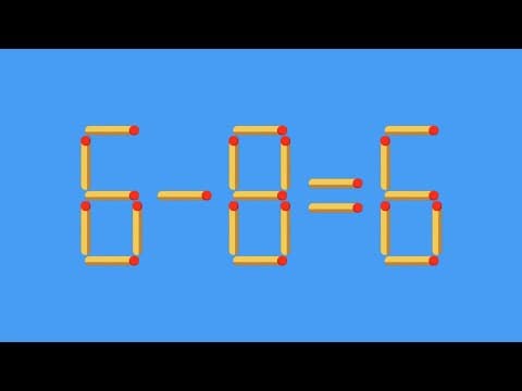 Matchstick puzzle | Brain Games, Move only 1 stick to make equation correct #11