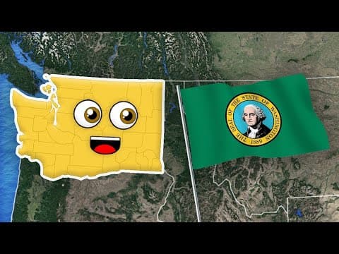 Washington - Geography & Counties - 50 States of America