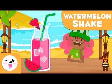 Watermelon Smoothie - Healthy Eating for Kids - Refreshing drink for children