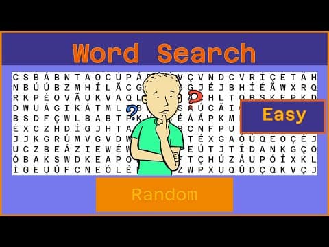 Word Search - Challenge  Ep560