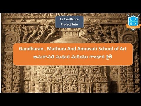 Gandhara, Mathura and Amaravati Schools of Art ||Art and Culture|| Project Setu
