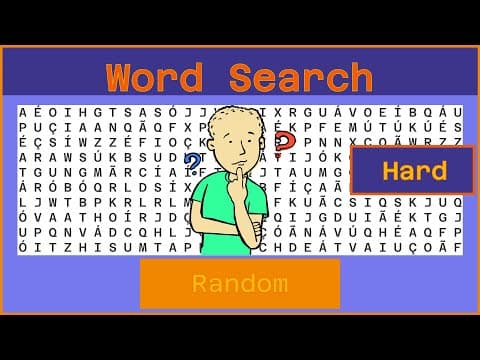 Word Search - Challenge  Ep970