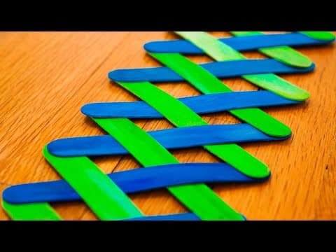 Eight minutes of spring-loaded popsicle stick chain reactions