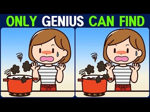 Brain exercise quiz! Find the difference between! │ Healthy brain!