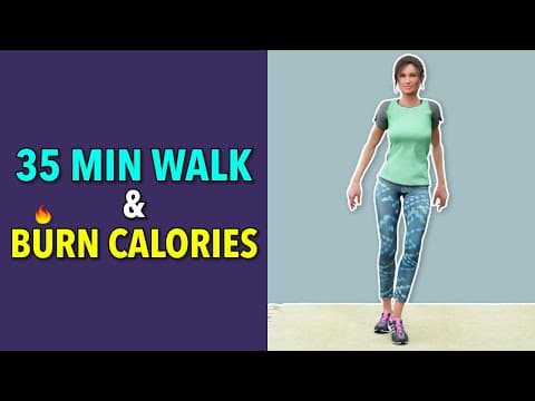 35-Minute Low-Impact Cardio Routine For Burning Calories: No Equipment Required