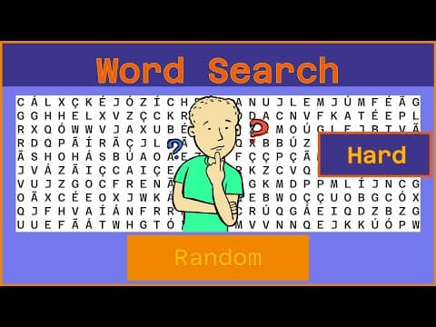 Word Search - Challenge  Ep938
