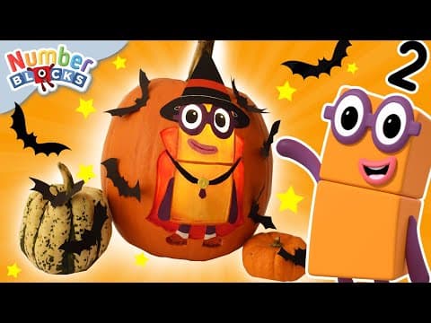 Numberblock Twos Pumpkin Carving Adventure  | Halloween DIY Arts and Crafts | Learn to CountNumberblock Twos Pumpkin Carving Adventure  | Halloween DIY Arts and Crafts | Learn to Count