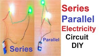 series circuit and parallel circuit working model making