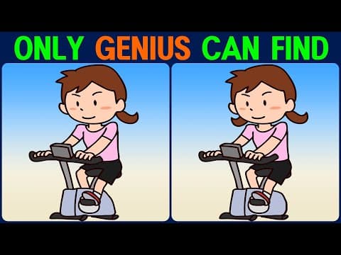 Brain exercise quiz! Find the difference │ Sweet concentration time!