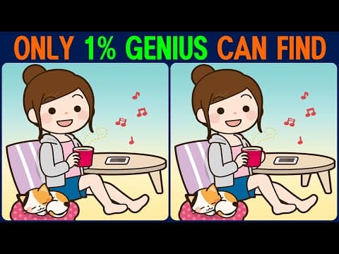 Puzzle / Find the Difference │ For improved concentration and brain health!
