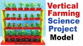 vertical farming agriculture model | inspire award science project