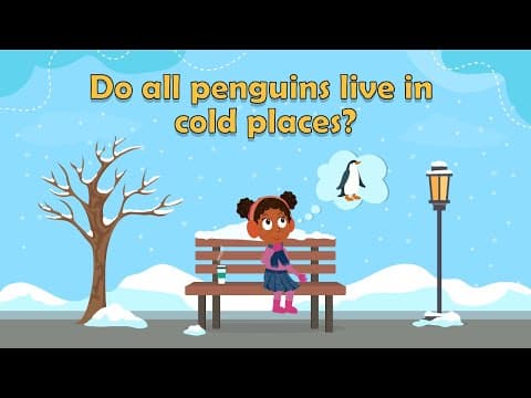 Do all penguins live in cold places - Penguin Facts for Kids - Animal Facts for Kids -Fun Facts Kids