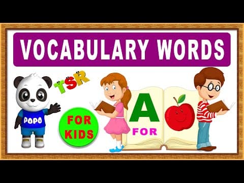 Kids Learning Videos For Kids-Vocabulary Words For Kids-Words Learning From Alphabets
