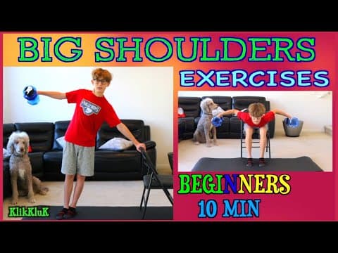 9 dumbbell exercises to build big shoulder for beginners,teens and adults