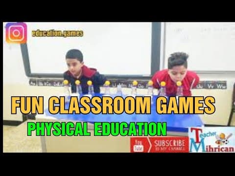 2 fun physical education games - pe games - 2 fun in classroom game