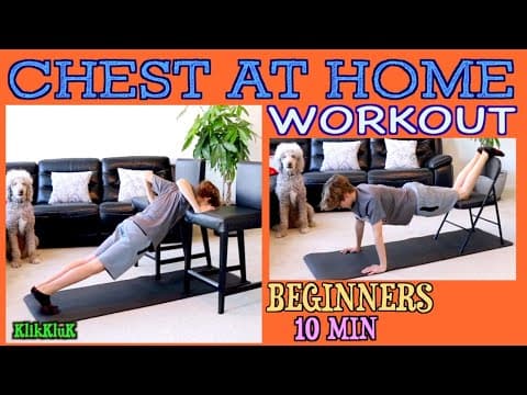 Home chest workout for beginners,teens and adults