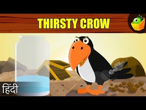 प्यासा कौआ -Thirsty Crow | Moral Stories for kids | Fairy Tales in Hindi | MagicBox Hindi