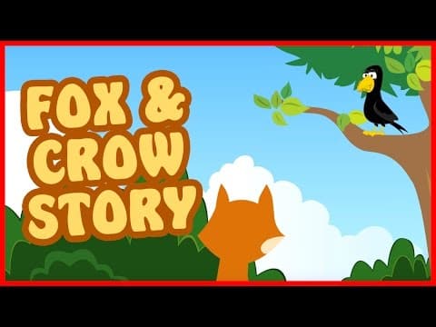 The Fox and The Crow Story in English | Crow and Fox Story