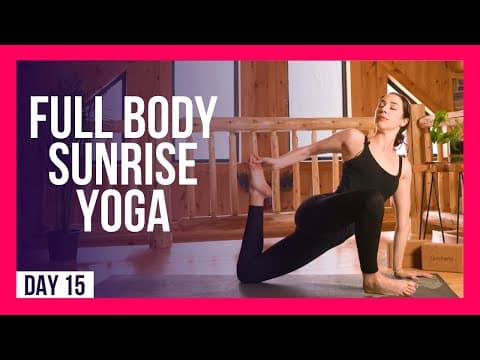 10 min Full Body Flexibility Yoga To WAKE UP – Day #21 (MORNING YOGA FOR FLEXIBILITY)