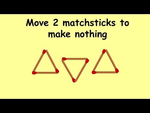 very tricky and hardest puzzle | Match stick puzzle #136 | Puzzles with Answer
