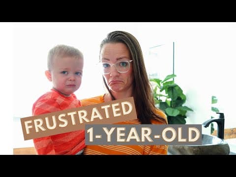 My 1 - year - old gets frustrated easily-what to do when your toddler is frustrated