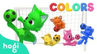 Learn Colors with Soccer Balls | Pinkfong & Hogi | Colors for Kids | Learn with Hogi