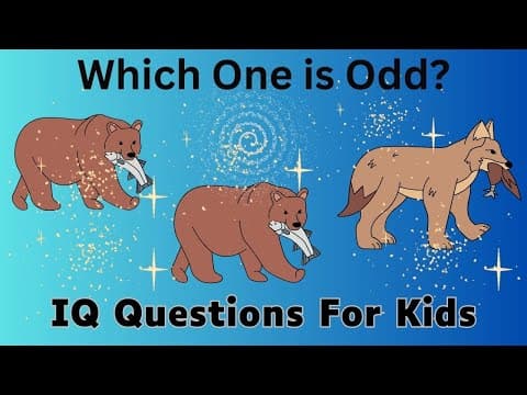 IQ Questions For Kids With Answers | Educational Video | Quiz Questions Part 22