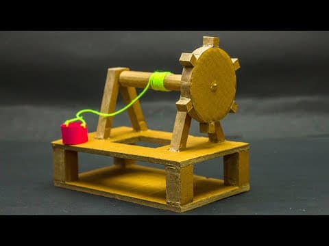 Science Projects | Wheel and Axle | Water Well Model