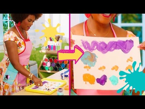 Craft Time: Splat Paintings | Fun Crafts for Kids | Educational Videos for Toddlers | Art for Kids