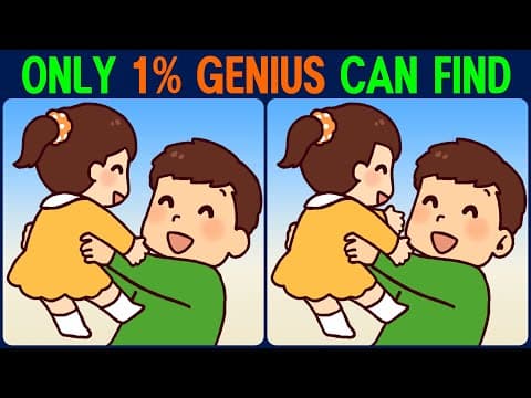 Brain exercise quiz! Find the difference │ Vibrant concentration time!