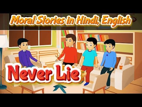 Never Lie Story in Hindi and English | Moral Stories in Hindi | Bedtime Stories | Pebbles Hindi