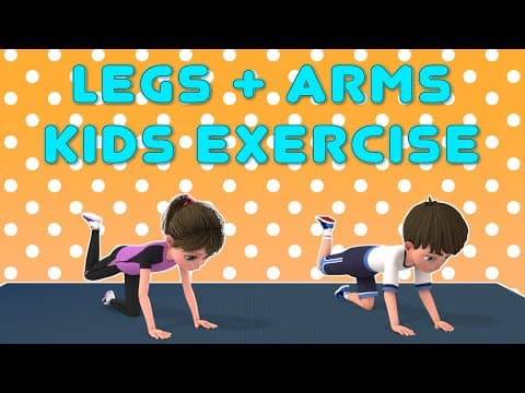 Exercise For Kids| Kids Exercise| Legs + Arms Kids Exercise
