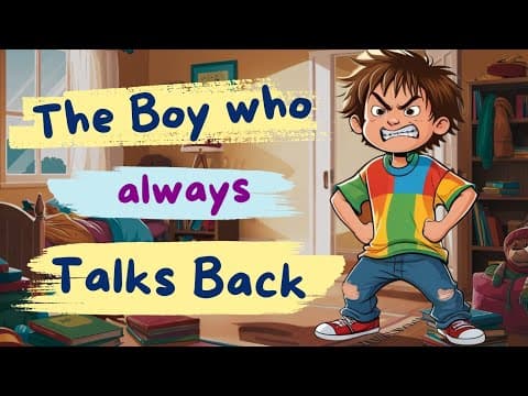 ✨ Be respectful & listen | Kids story to learn respect parents and peers | not being rude & manners