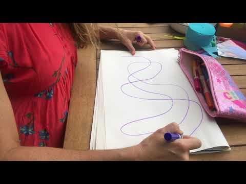 Colour your breath - mindful art for kids