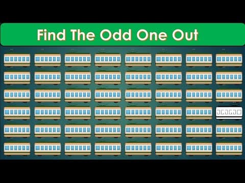 Find The Odd One Out in These Pictures? How Good Your Eyes#42 |Find The Odd emoji |