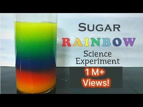 How to Make Sugar Rainbow | Easy Science Experiment | Science Experiments for Kids | Science Project
